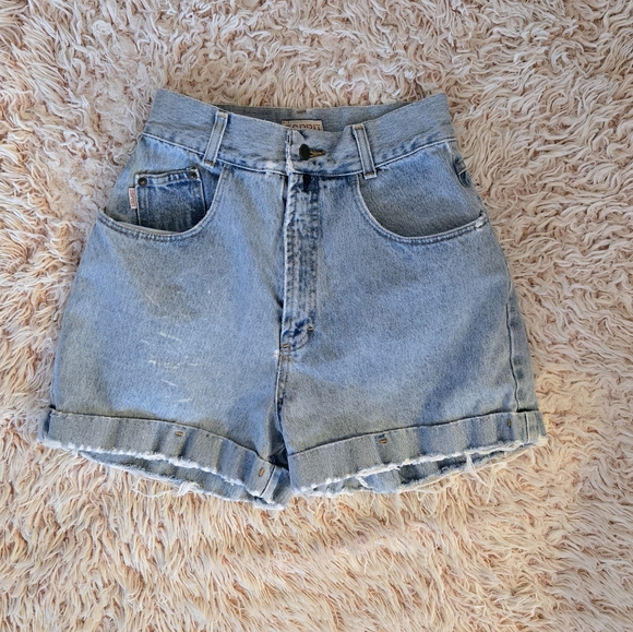 💤VTG 80s ESPRIT Hi Rise Denim Shorts - Picture 1 of 9